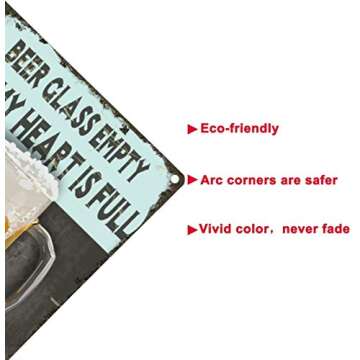 BEER# Retro Wall Poster for Home Bars and Cafés