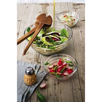 Bormioli Rocco Glass Viva Salad Bowl, 77 Oz