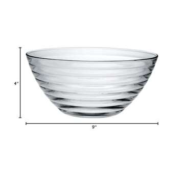 Bormioli Rocco Glass Viva Salad Bowl, 77 Oz