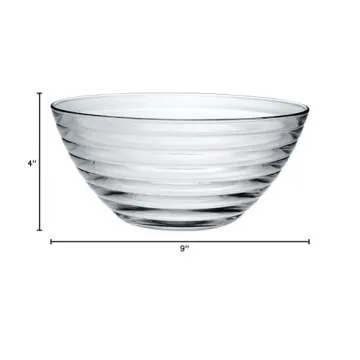 Bormioli Rocco Glass Viva Salad Bowl, 77 Oz