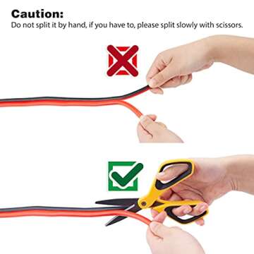 CARTMAN 4 Gauge 20 Feet Jumper Cables Automotive Booster Cables with Carry Bag for Car SUV and Pickup Trucks