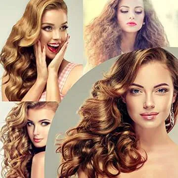 Hyoujin Hair Rollers Curlers,40pcs Heatless Velcro Rollers for Long Short Hair,30 Rollers With 10 Clips Jumbo Large Medium Small Sizes（57mm,45mm,33mm,23mm,13mm)to Sleep in for Women Hair Bangs Volume