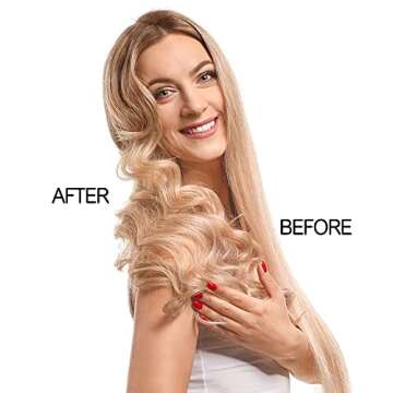 Hyoujin Hair Rollers Curlers,40pcs Heatless Velcro Rollers for Long Short Hair,30 Rollers With 10 Clips Jumbo Large Medium Small Sizes（57mm,45mm,33mm,23mm,13mm)to Sleep in for Women Hair Bangs Volume