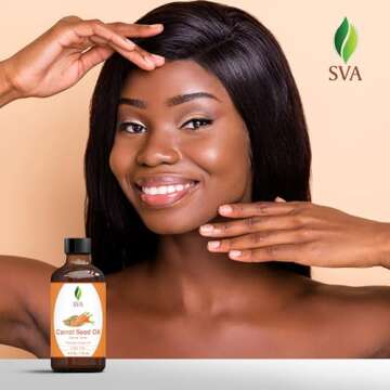 SVA Carrot Seed Oil - Natural Cold Pressed for Skin & Hair