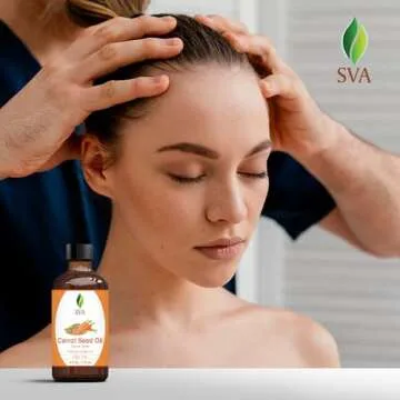 SVA Carrot Seed Oil - Natural Cold Pressed for Skin & Hair