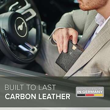 TRAVANDO Wallet for Men Mens Wallet with Money Clip RFID Slim Minimalist PHOENIX