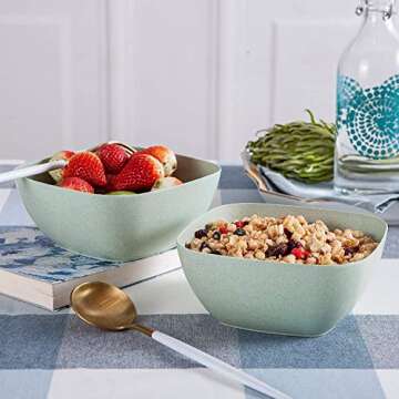 JH JIEMEI HOME Unbreakable Cereal Bowl Set of 9