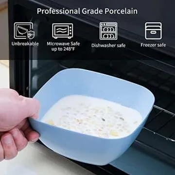 JH JIEMEI HOME Unbreakable Cereal Bowl Set of 9