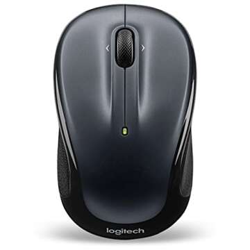 Logitech M325 Wireless Mouse Dark Silver