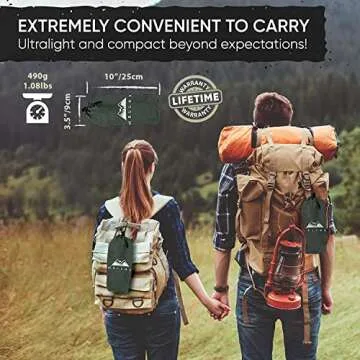 WELLAX Ultralight Air Sleeping Pad for Camping Comfort