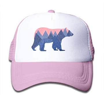 Stylish Waldeal Bear Mountain Youth Mesh Cap for Kids