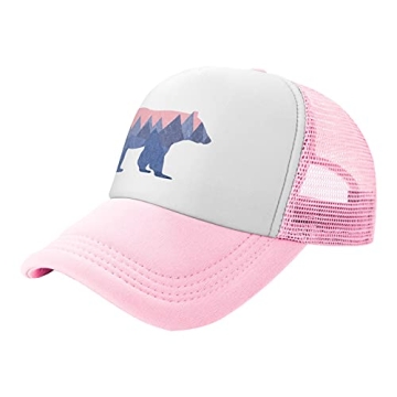 Stylish Waldeal Bear Mountain Youth Mesh Cap for Kids
