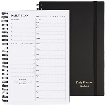 Daily Planner with Hourly Schedules for Goals