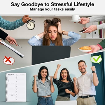 Daily Planner with Hourly Schedules for Goals