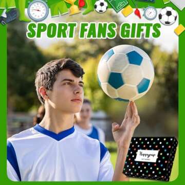 HAPPYPOP Soccer Gifts For Boys Girls Kids, Gifts For Soccer Lovers Players, Preteen Tween Kids Boys Girls Soccer Socks, Grip Socks Soccer Stocking Stuffers