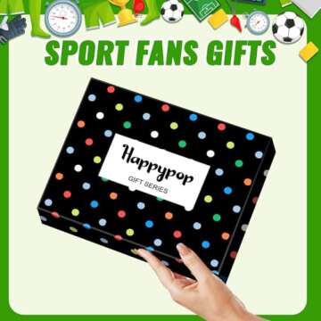 HAPPYPOP Soccer Gifts For Boys Girls Kids, Gifts For Soccer Lovers Players, Preteen Tween Kids Boys Girls Soccer Socks, Grip Socks Soccer Stocking Stuffers