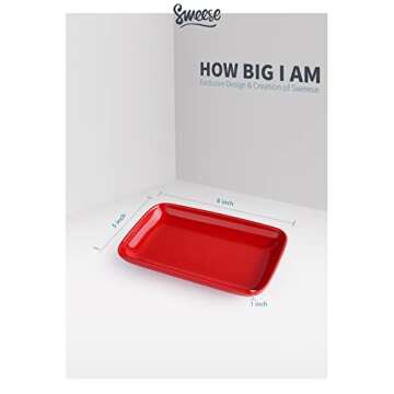 Sweese Rectangular Salad Plates for Elegant Dining