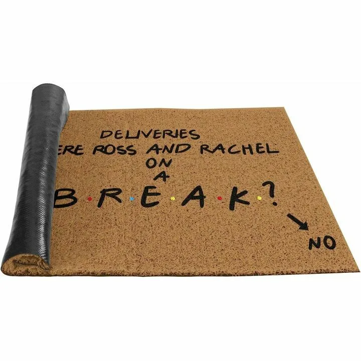 Funny Ross and Rachel Door Mat – 16x24 Inch