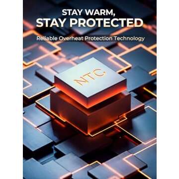 ORORO Women's Dual Control Heated Jacket with 5 Heat Zones (Pocket Heating) (Charger Not Included)