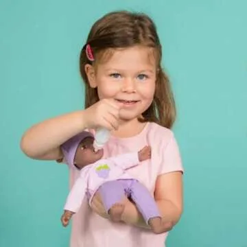 Adora Amazon Exclusive Sweet Babies Collection, 11” Soft and Cuddly Girl Baby Doll | Machine Washable, Birthday Gift For Ages 1+ - Baby Girl Grape