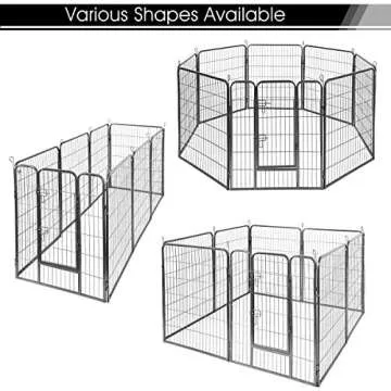 Durable 16 Panel Pet Playpen for Dogs and Cats