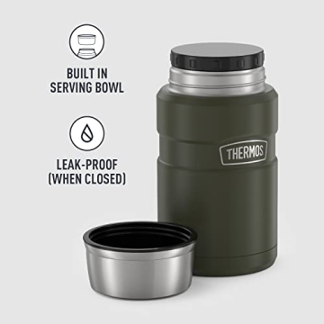 THERMOS 24 Ounce Vacuum Insulated Food Jar - Army Green