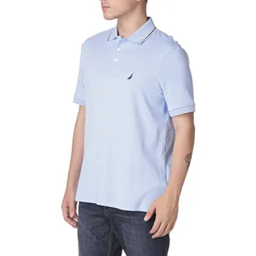 Nautica Classic Fit Polo Shirt in Noon Blue, Small