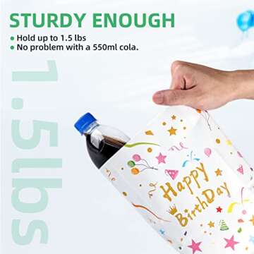 HURSROOR Happy Birthday Party Favor Bags 24 Pack