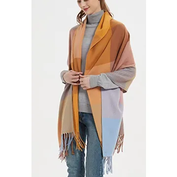 Wander Agio Women's Shawl Scarf – Cozy & Stylish Winter Accessory