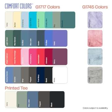 Comfort Colors X-Large Short Sleeve Tee in Pepper