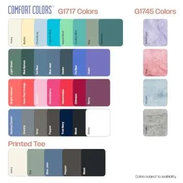 Comfort Colors X-Large Short Sleeve Tee in Pepper