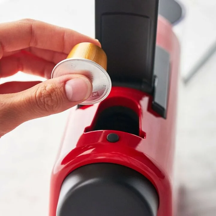 Nespresso Essenza Mini Espresso Machine - Compact Red