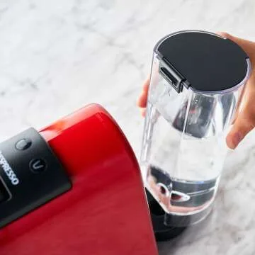 Nespresso Essenza Mini Espresso Machine - Compact Red