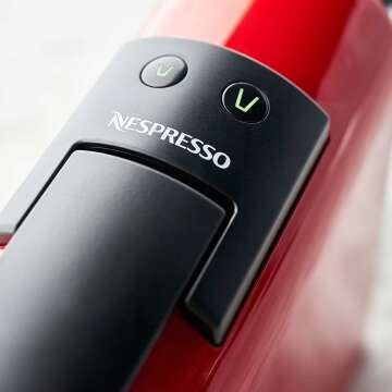 Nespresso Essenza Mini Espresso Machine - Compact Red