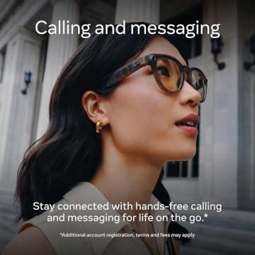 Ray-Ban Meta Smart Glasses with Camera and Audio Technology