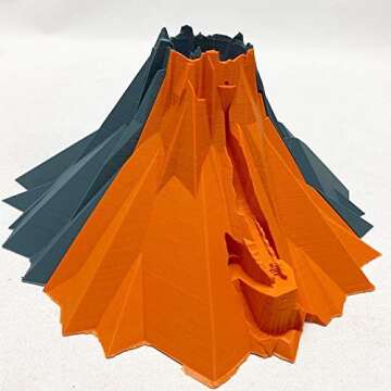 SpiderMaker 3D Matte PLA Filament - Matte Finish with Incredible Vibrant Colors - Compatible with Bambulabs AMS - 1.75 mm PLA, 700g, Dimensional Accuracy +/- 0.03mm (Sun Orange)