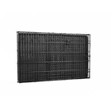 Durable Foldable Metal Wire Dog Crate for Large Pets