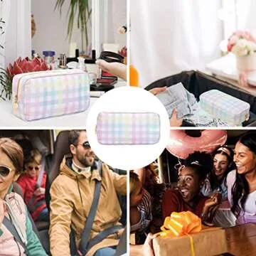 Cute Travel Cosmetic Bag for Women by MONOBLANKS