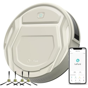 Lefant M210 Pro Robot Vacuum: 2200Pa Suction, 120 Min Runtime, WiFi/Alexa Control