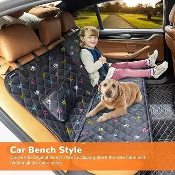 URPOWER Waterproof Dog Seat Cover for Safe Travel