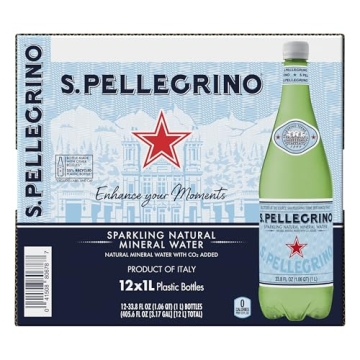 S.Pellegrino Sparkling Water 33.8oz, 12-Pack