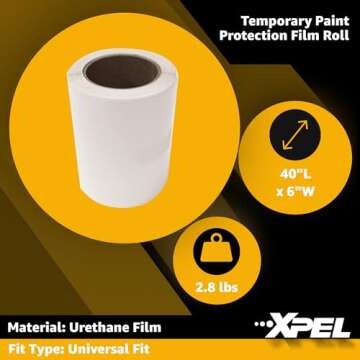 XPEL TRACWRAP Temporary Paint Protection Film Roll