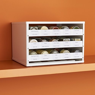 YouCopia SpiceStack Organizer Universal Drawers White