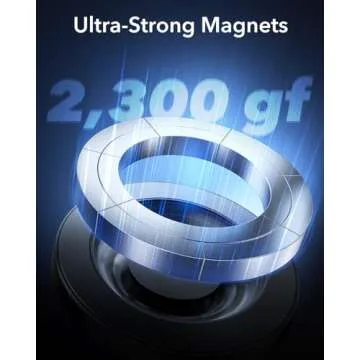 ESR for MagSafe Car Mount, Air Vent/Dashboard Magnetic Phone Holder for Car, Strong Magnets, Car Phone Holder Mount for iPhone 16/15/14/13/12/Samsung/Android, All Smartphones(2 Metal Rings Included)