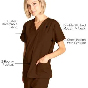 Dagacci Unisex Medical Scrub Set for Comfort and Style