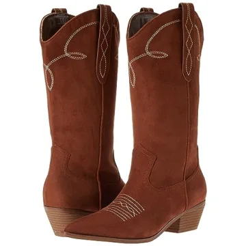 Stylish Cognac Western Boot for Women