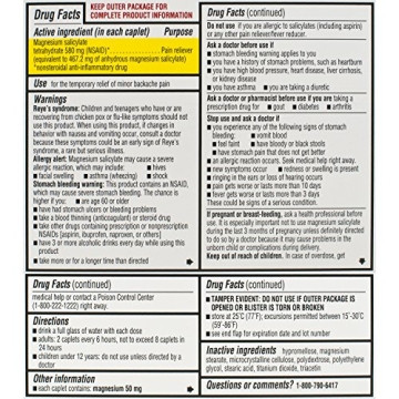 Doan's Extra Strength Caplets for Effective Back Pain Relief