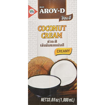 Aroy-D Pure Coconut Cream - 33.8 oz Pack of 3