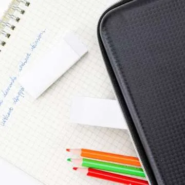 Amazon Basics Block White Eraser - Perfect for School and Art