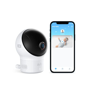 eufy Wi-Fi Baby Monitor 2K with Night Vision & Noise Detection